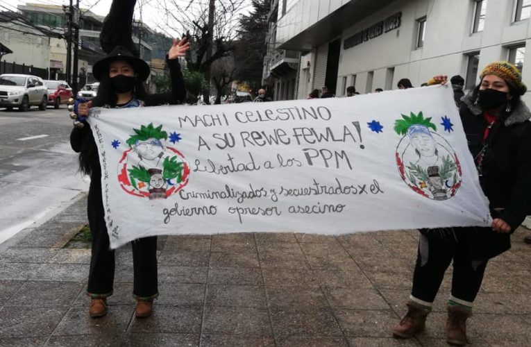 Comunicado público Machi Celestino Córdova anunciando que mantiene la huega de hambre (Esp/Ing)