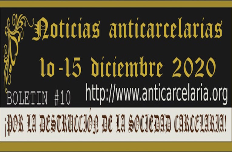 Boletín #10 Noticias Anticarcelarias