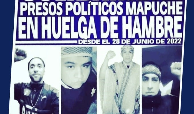 Comunicado de presos políticos mapuche a 57 días de huelga de hambre en CET Cañete y Cárcel Biobio