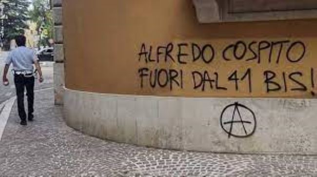 Llamada para una movilización internacional. No permitamos el asesinato de Alfredo Cospito en huelga de hambre desde el 20 de octubre